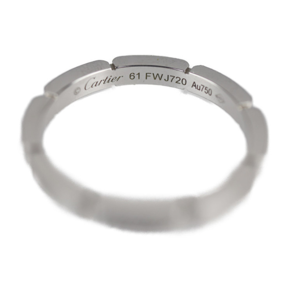 CARTIER Maillon Panthere ring/ring notation size 61 K18 white gold WG actual abo - Picture 3 of 5